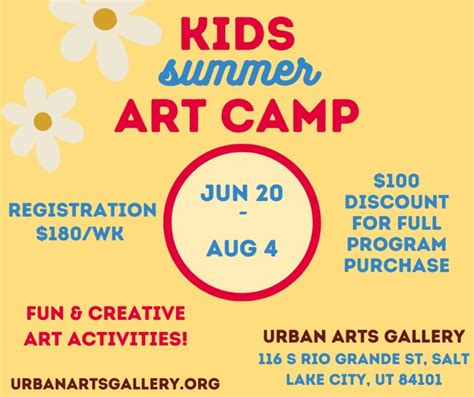Kids Summer Art Camp — The Blocks Slc