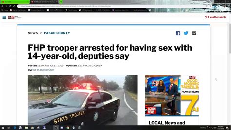 Sicko Fhp Trooper Arrested For Having Sex With Year Old Youtube