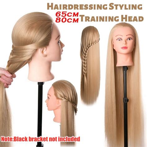 Buy 65cm80cm Female Head Dolls Hairstyles Mannequin Hairdressing Styling Training Head For Hair