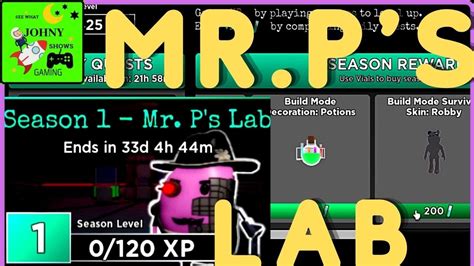 Piggy Roblox Mr Ps Lab Event Daily Quests New Skins New Traps Youtube