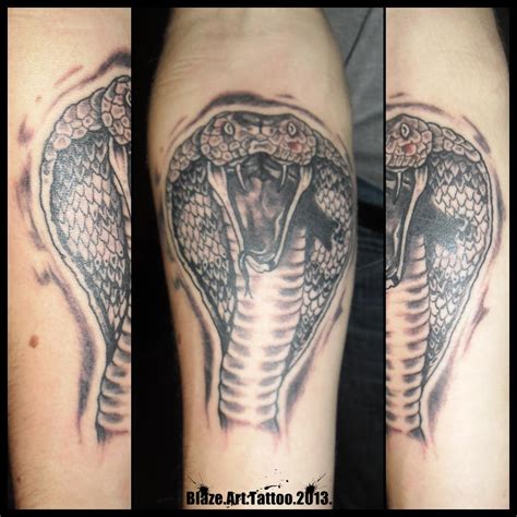 King Cobra Tattoo By Blazeovsky On Deviantart