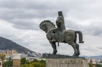 Statue of King Vakhtang Gorgasali, Tbilisi, Georgia Stock Image - Image ...