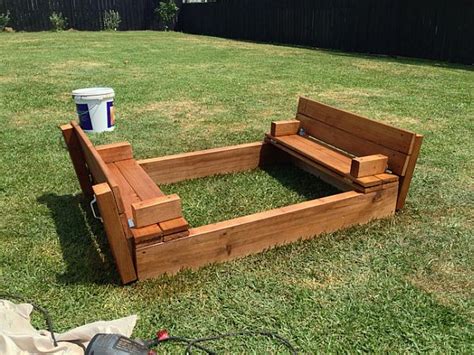 How To Build A Wooden Sandbox With Seats Velcromag