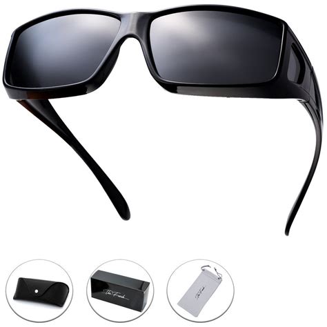 Polarized Wrap Around Sunglasses Fr1f007 Fit Over Sunglasses