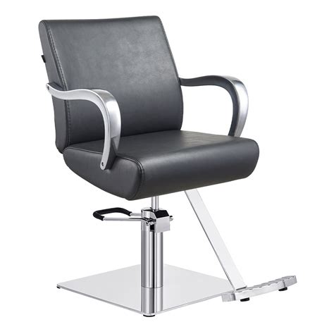 Salon Styling Chair Hydraulic Beauty Salon Chair Meteor In Black Ebay