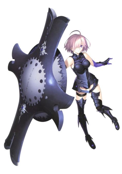 Mash Kyrielight Rendered Fate Grand Order Anime Personagens