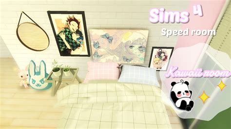 🏠kawaii Anime Room Sims 4 Speed Create A Room Youtube