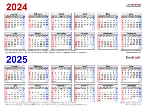 Calendar 2024 2025 Printable Template Jobi Ronnie