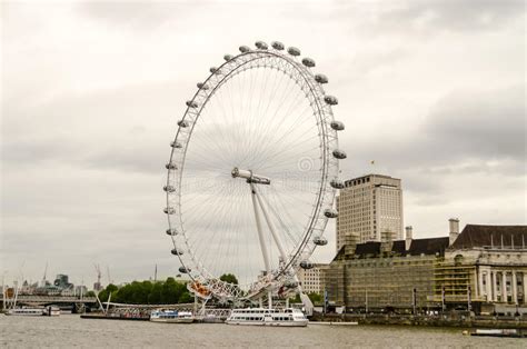 The London Eye Panoramic Wheel Editorial Image Image Of Attraction