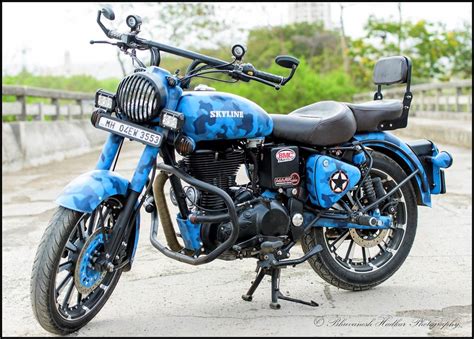 The most popular sports bike of royal enfield is himalayan, classic. Haldankar Customs modified Royal Enfield Classic 500 ...