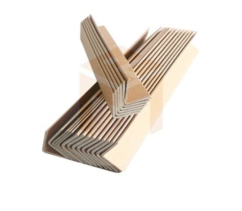 Brown Edge Protector Paper Angle Boards For Industrial Packaging At