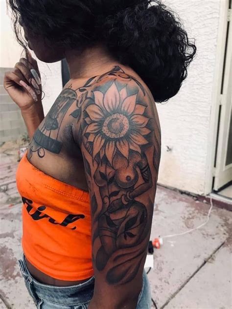 Pin By 𝐍𝐚𝐥𝐚 On Tatted Up Babe Stylist Tattoos Unique Half Sleeve