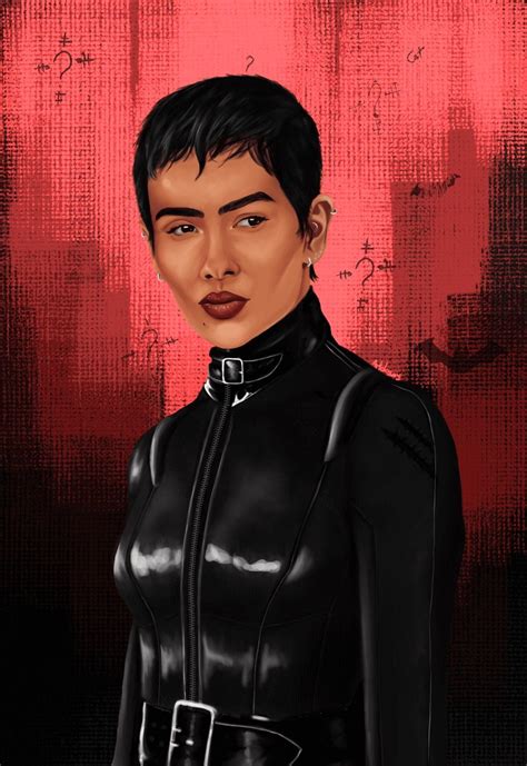 Zoë Kravitz As Selina Kyle From The Batman Digital Art Selina Kyle Zoe