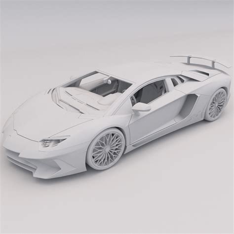 Free 3d File Lamborghini Aventador Printable Car 3d Digital Stl File 🚗