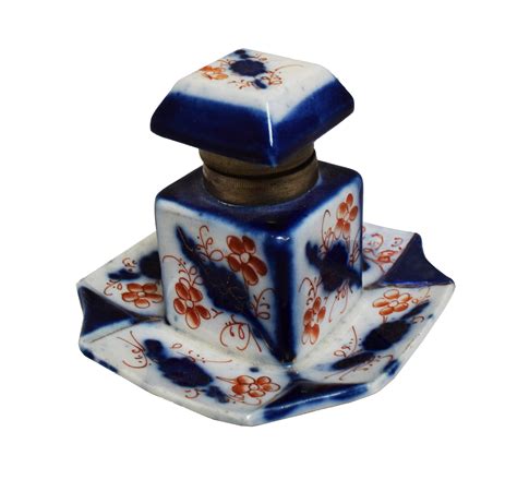 Porcelain Inkwell Sold Montgomery Antiques And Interiors