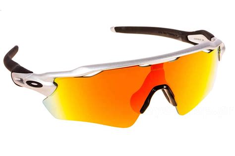 Oakley Radar Ev Path 9208 02 Silver Fire I 38 Sunglasses Sport Eyeshop
