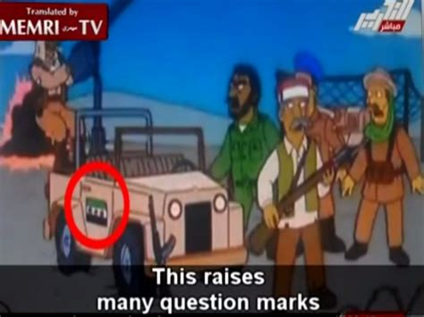 the weird connection between the simpsons and the syrian rebels business insider