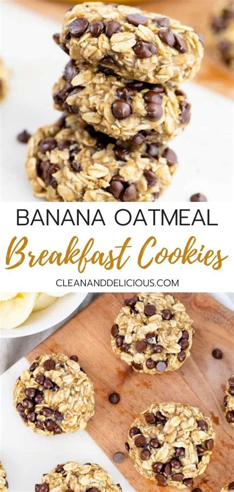 Amazing 3 ingredient banana oatmeal cookies. 3-Ingredient Banana Oatmeal Cookies | Recipe (With images ...