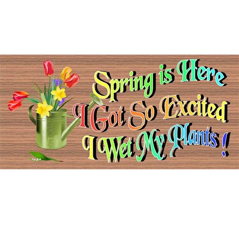 Spring Wood Signs Gs 1729 Spring Plaque Spring Is Here Sign