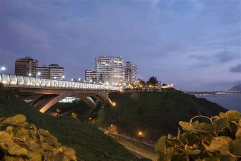The Villena Rey Bridge In Miraflores District In Lima Luxury Building
