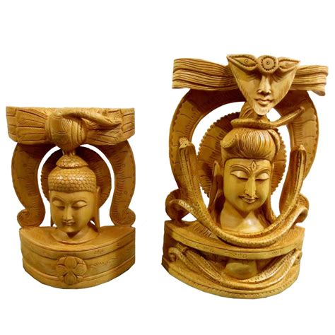 Wooden Buddha Statue At Best Price In India