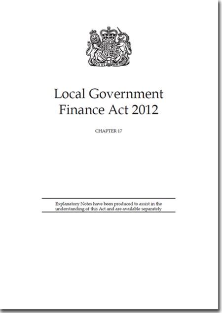 Local government (miscellaneous provisions) act 1976 (circular 8/77). Local Government Finance Act 2012: Elizabeth II: Chapter 17