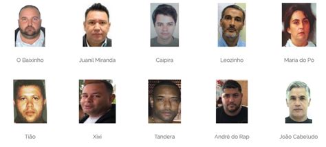 Governo Atualiza Lista Dos Criminosos Mais Procurados Do Brasil E
