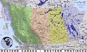 Western Canada · Public domain maps by PAT, the free, open source ...