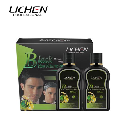 Is there a need for dry shampoo for black hair? Lichen Black Hair Shampoo Fast Hair Dye