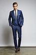 Blue Blazer Outfit, Blazer Outfits Men, Pants Outfit Men, Groom Outfit ...
