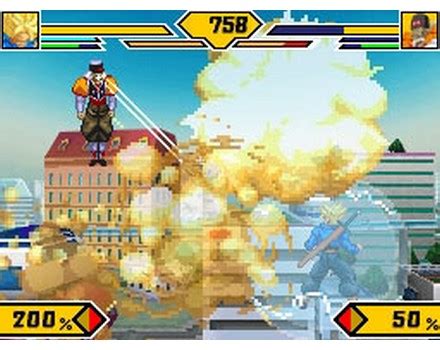 Supersonic warriors 2 is a 2d fighting game where the player chooses a team of three to fight against an enemy or another team. Dragon Ball Z Supersonic Warriors 2 DS ROM - ISOROMS.COM