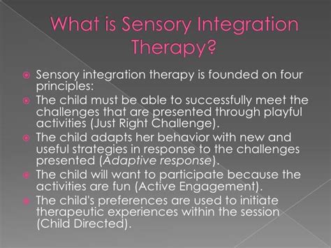 Sensory Integration Therapy