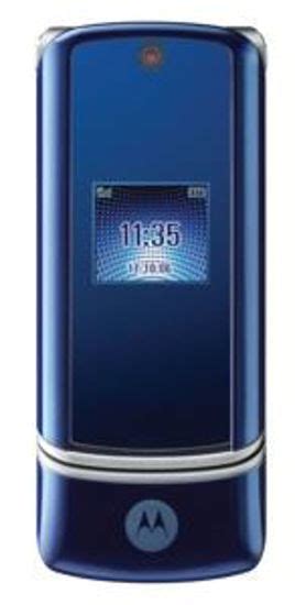 Motorola Krzr K1 Blue Gsm Cell Phone Unlocked Mo0001 Canadas Best