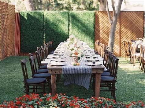 In celebration of their marriage on august 22 at noon please attend a backyard barbeque at. Wedding Receptions: At-Home Wedding Secrets