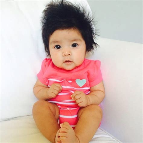 It looks amazing on the baby girls with straight hair. Funny hair babies is something all parents need to see