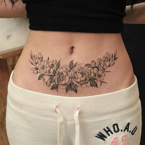 Top Best Flower Tattoo Ideas For Women Stomach Tattoos Women My XXX