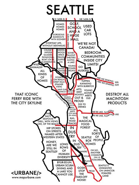 Seattle Neighborhood Culture Map Seattle Neighborhoods Seattle