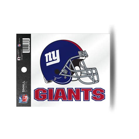 New York Giants Helmet Static Cling At Sticker Shoppe