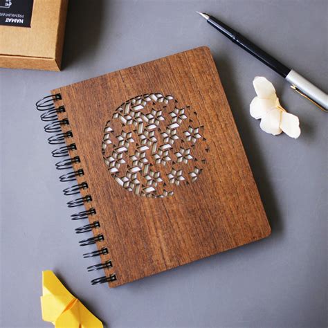 Naamat Premium Wooden Notebook And Journal Wallistry