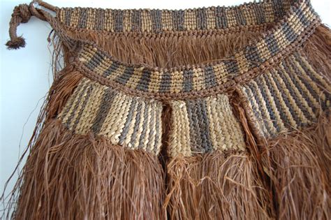 Vintage Papua New Guinea Grass Skirt Palm Fiber Woven Ethnographic Tribal Westwillow Antiques