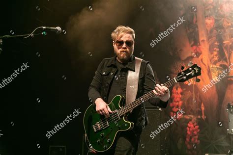 Rival Sons Dave Beste Performing Fillmore Editorial Stock Photo Stock