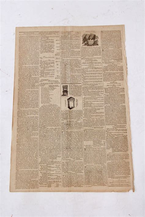 Antique 1800s Newspapers And Military Ephemera Ebth