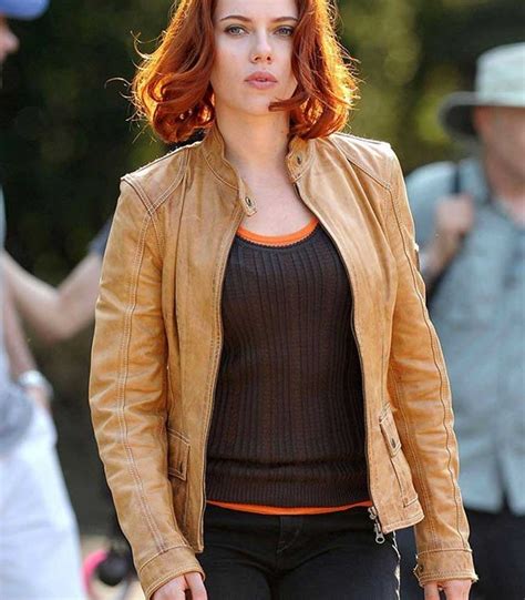 Scarlett Johansson Jacket The Avengers Natasha Romanoff Jacket