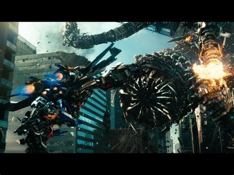 Optimus Prime Vs Driller Transformers Dark Of The Moon Re Scored