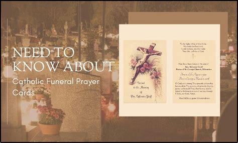 Everything You Need To Know About Catholic Funeral Prayer Cards
