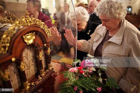 Pilgrims Visit The Relics Of Saint Therese Of Lisieux Photos And