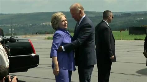 Watch Joe Biden Give An Endless Hug To Hillary Clinton Cnn Video