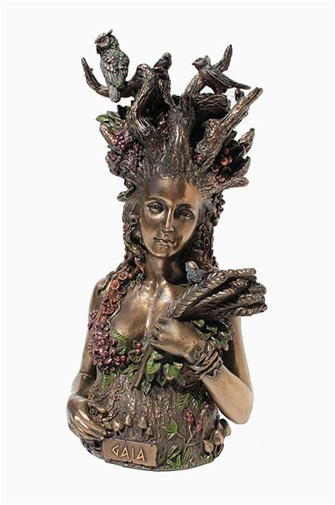 Gaia Greek Goddess Of Earth Bust Statue Interior Design Ideas
