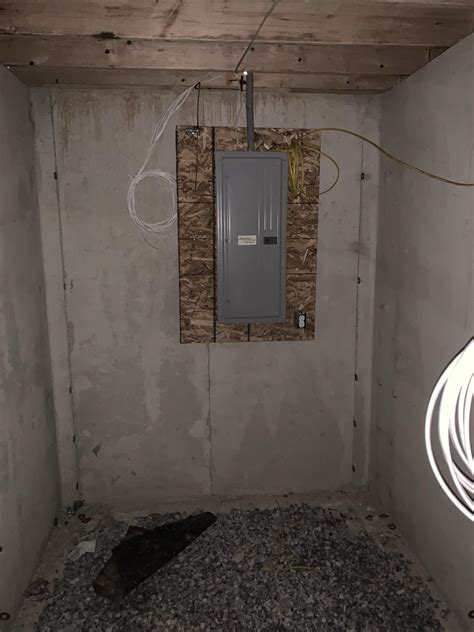 Should I put more plywood up adjacent to this electrical box before