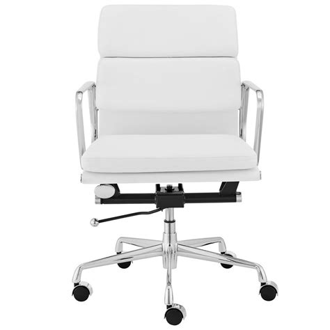 ErgoDuke Eames Replica Low Back Leather Soft Pad Management Office